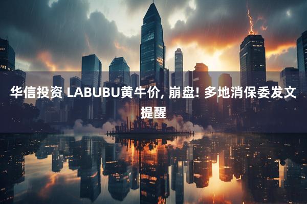 华信投资 LABUBU黄牛价, 崩盘! 多地消保委发文提醒