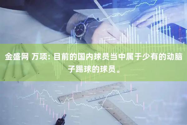 金盛网 万项: 目前的国内球员当中属于少有的动脑子踢球的球员。